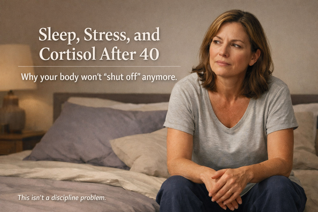 Sleep, Stress, and Cortisol After 40: The Real Game Changers